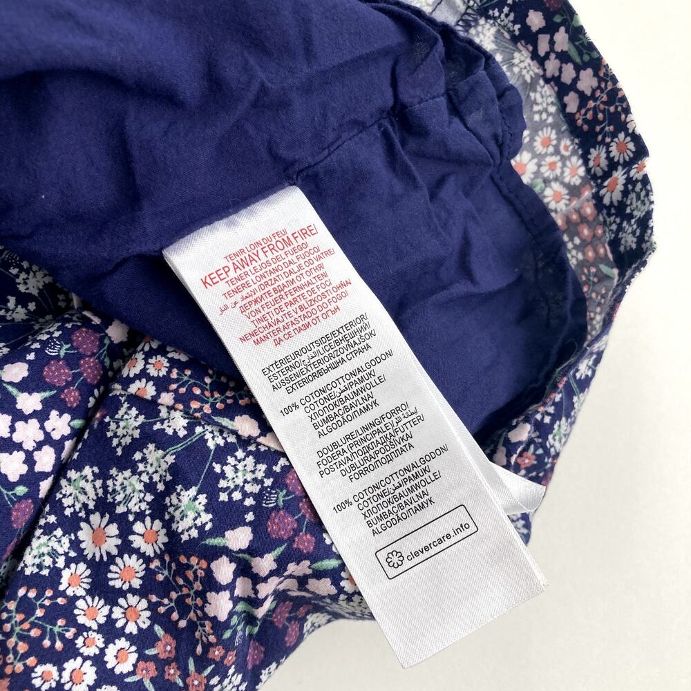 Sergent Major Ruffle Floral Dress - Blue - 4 - Picture 6 of 7